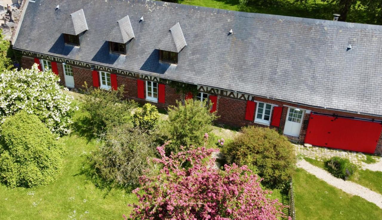 Rouge Cottage Gite 4 Etoiles Billard Gueutteville-les-Gres Exteriör bild